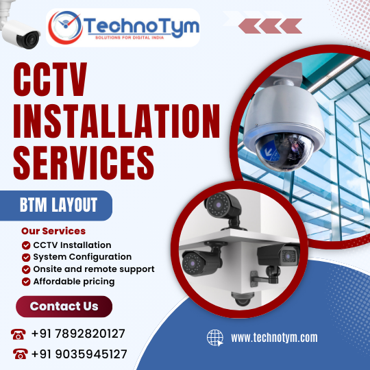 CCTV Installation Services in BTM Layout