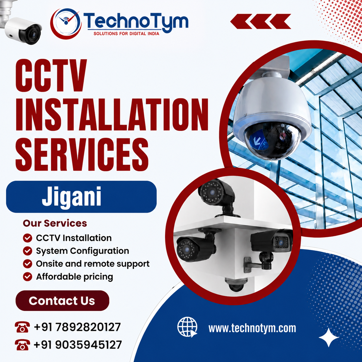 CCTV Installation Services in Jigani