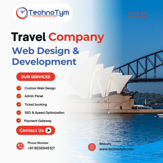 Travel Website Design in Bangalore